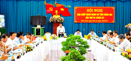 Hội nghị Ban Chấp hành Đảng bộ tỉnh lần thứ 20: Những tín hiệu vui