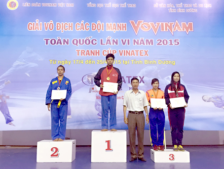 Giải vô địch các đội mạnh vovinam toàn quốc: Đồng Nai giành 1 HCV, 4 HCB, 4 HCĐ