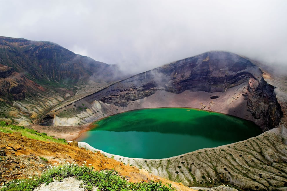 Amazing crater lakes around the World