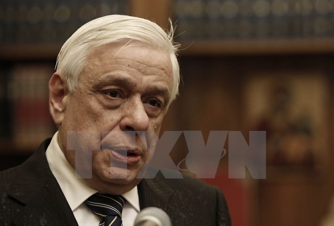 Tổng thống Hy Lạp Prokopis Pavlopoulos. (Nguồn: THX/TTXVN)