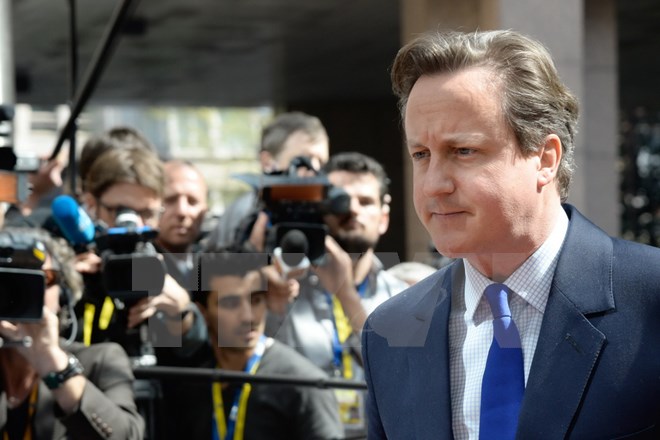 Thủ tướng Anh David Cameron. (Nguồn: AFP/TTXVN)