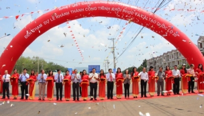 The ceremony to mark the completion of the National Highway 20 upgrade