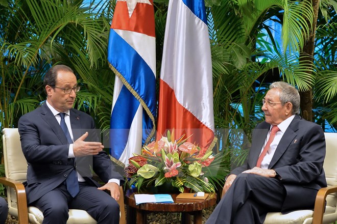 Tổng thống Pháp kết thúc tốt đẹp chuyến thăm lịch sử Cuba
