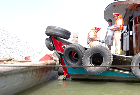 Vi phạm vạch dấu mớn nước an toàn chiếm tỷ lệ cao