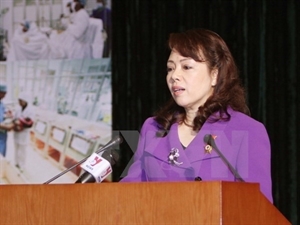 Minister of Health Nguyen Thi Kim Tien