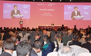 Scene at the 13th Shangri-la Dialogue.