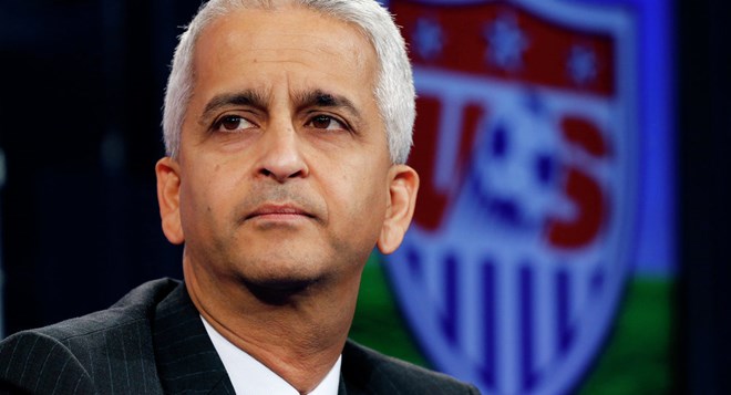 Chủ tịch Liên đoàn bóng đá Mỹ Sunil Gulati (Nguồn: AP)