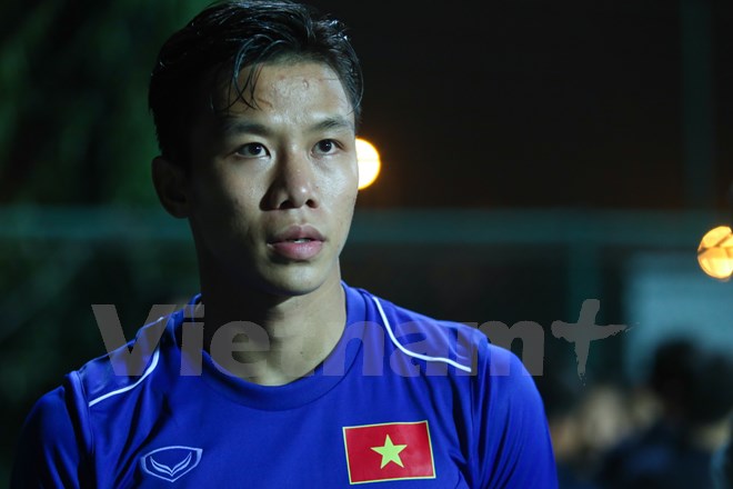 Đội trưởng U23 Việt Nam muốn cùng đội bóng hướng tới những mục tiêu xa hơn. (Ảnh: Vietnam+)