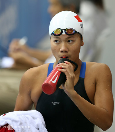 Ánh Viên là gương mặt đột phá của thể thao Việt Nam. Ảnh: Lâm Thỏa.