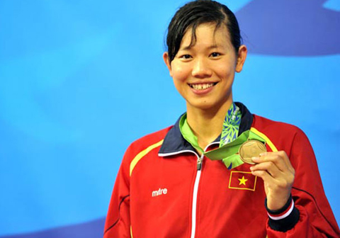 Ánh Viên giành 4 HCV, phá 5 kỷ lục SEA Games