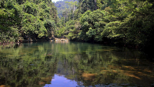 A green valley of serenity