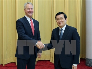 President meets US AP news agency delegation