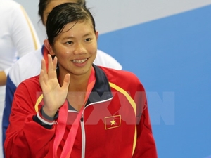 Superstar swimmer Nguyen Thi Anh Vien