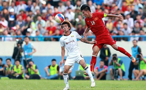 U.23 Việt Nam từng hòa trên thế thắng trước U.23 Myanmar ở trận giao hữu cách đây không lâu, nhưng lần tái đấu này U.23 VN phải chứng tỏ bản lĩnh thực sự của mình. Ảnh: H.Đ