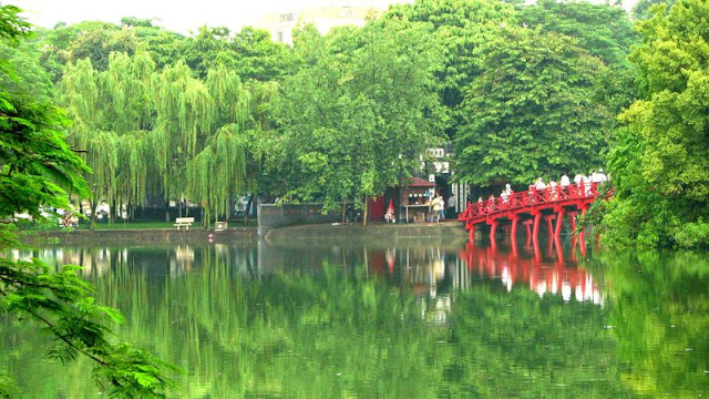 The Huc Bridge - Hanoi capital