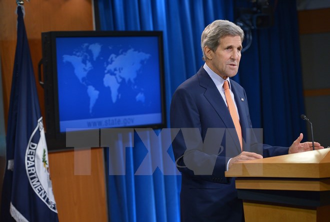 Ngoại trưởng Mỹ John Kerry. (Nguồn: AFP/TTXVN)