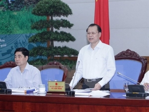 Deputy Prime Minister Vu Van Ninh speaks at the conference