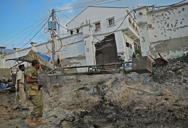 Al-Shebab tấn công 2 khách sạn trung tâm Somalia, sát hại 5 người