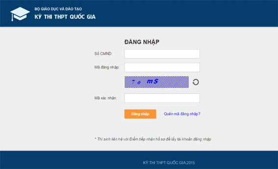 Công bố điểm thi THPT quốc gia