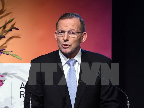 Thủ tướng Australia Tony Abbott. (Ảnh: AFP/TTXVN)