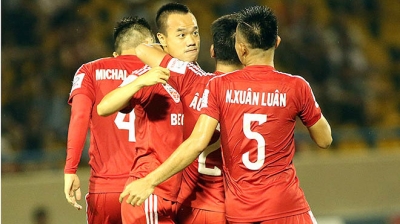 Becamex Binh Duong resume top spot with a precious win over Quang Ninh Coal in the 18th round.