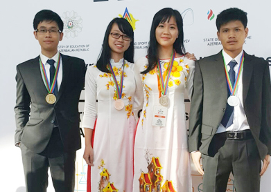 Việt Nam giành 4 huy chương tại Olympic Hóa học quốc tế