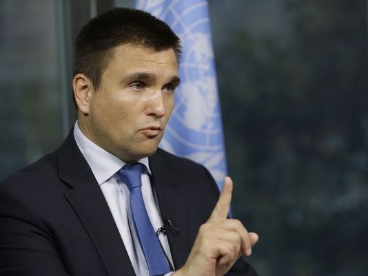 Ngoại trưởng Ukraine Pavlo Klimkin. (Nguồn: AP)