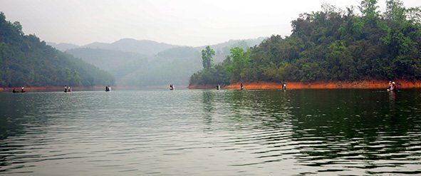 Cam Son Lake with a breathtaking landscape