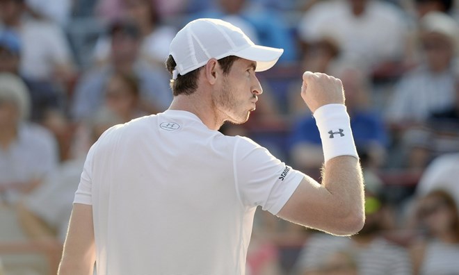 Andy Murray giành chức vô địch Rogers Cup 2015. (Nguồn: AP)