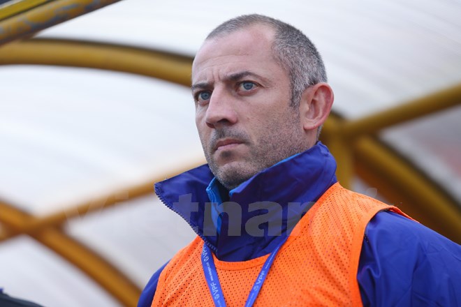 Huấn luyện viên Graechen đã rời vị trí huấn luyện viên trưởng Hoàng Anh Gia Lai. (Ảnh: Vietnam+)