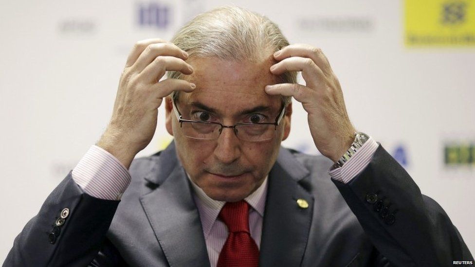Chủ tịch Hạ viện Eduardo Cunha. (Nguồn: bbc.com)