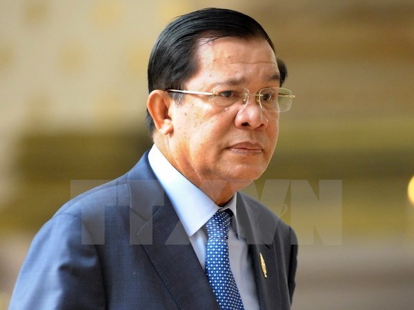 Thủ tướng Campuchia Hun Sen. (Nguồn: AFP/TTXVN)