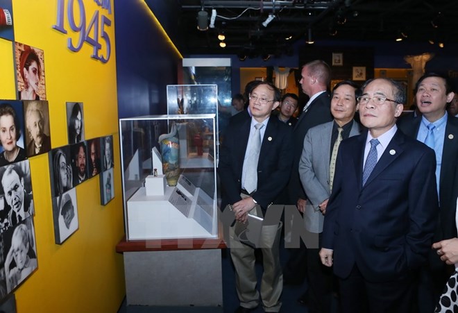 NA Chairman visits museums, first US President's hometown