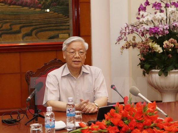 General Secretary of the Communist Party of Vietnam Nguyen Phu Trong