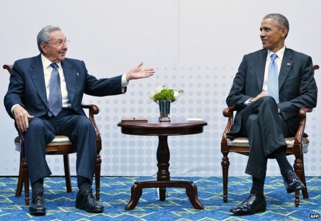 Tổng thống Mỹ Barack Obama đã có cuộc điện đàm với Chủ tịch Cuba Raul Castro. (Nguồn: AFP)