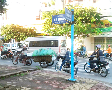 Để đảm bảo an toàn giao thông ở thị trấn Long Thành