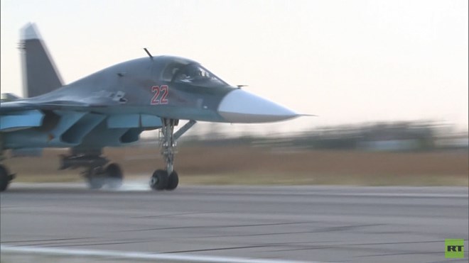 AFP: Nga đã không kích vào căn cứ chính của nhóm IS ở Syria