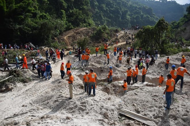 Lở đất tại Guatemala: 30 người thiệt mạng, 600 người mất tích