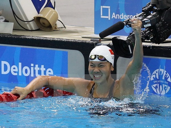 Swimmer Nguyen Thi Anh Vien 