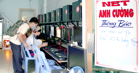 Hoạt động của đại lý internet: Nhiều sai phạm về giờ giấc