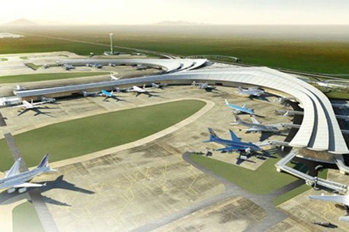 Overview of Long Thanh airport on paper (Source: Internet)