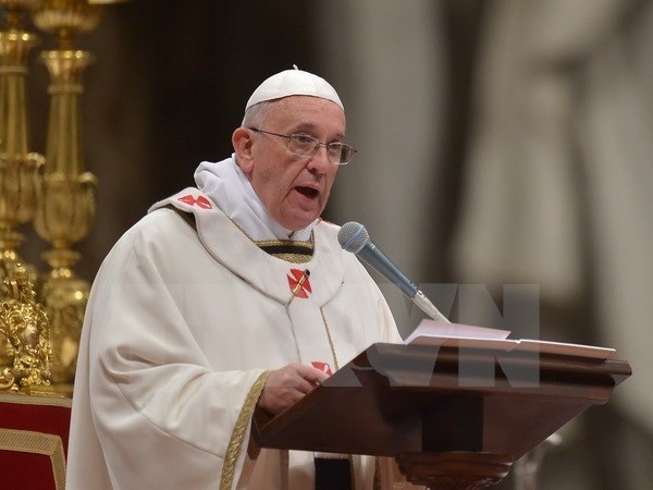 Giáo hoàng Francis. (Nguồn: AFP/TTXVN)