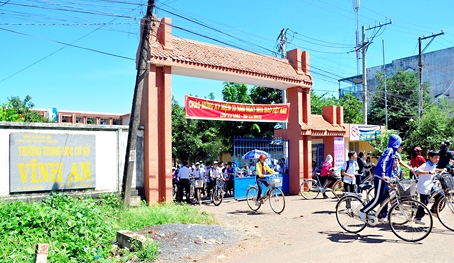 Nhiều phụ huynh phản ánh có hàng trăm tổ ong trong khuôn viên Trường THCS Vĩnh An, thị trấn Vĩnh An, huyện Vĩnh Cửu.