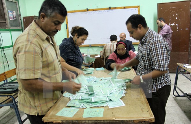 Bầu cử Ai Cập: Liên minh ủng hộ Tổng thống El-Sisi thắng lớn