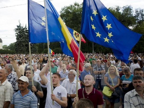 Hàng nghìn người Moldova biểu tình phản đối chính phủ