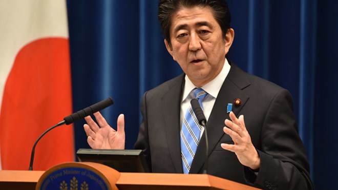 Thủ tướng Nhật Bản Shinzo Abe. (Nguồn: AFP)