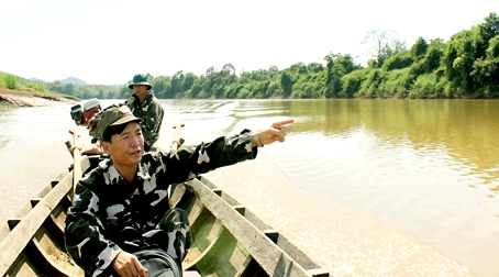 Trước đây, việc tuần tra bảo vệ VQG Cát Tiên của lực lượng kiểm lâm chỉ đi bằng ghe.