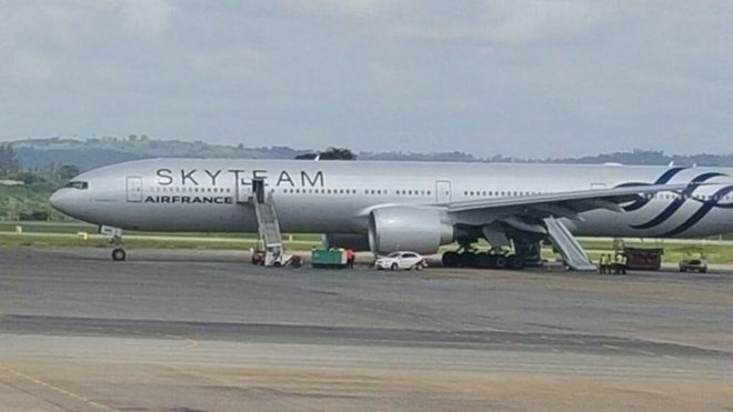 Lực lượng an ninh Kenya phát hiện bom trên chiếc máy bay Air France