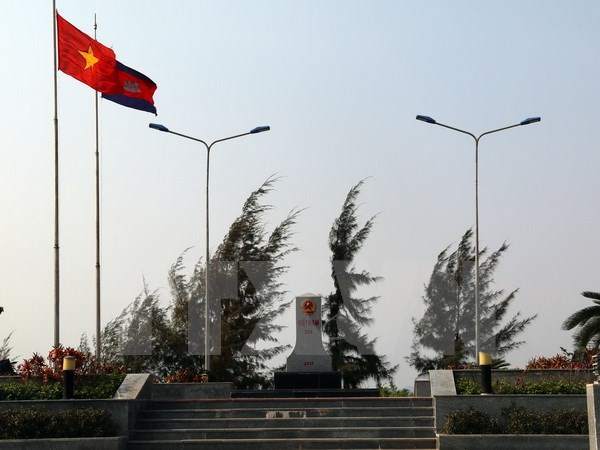 Border marker No.314 between Vietnam and Cambodia