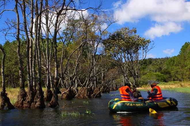 Apart from the surreal experience of winter vistas, cruising down the waterways is a popular choice of tourists as well